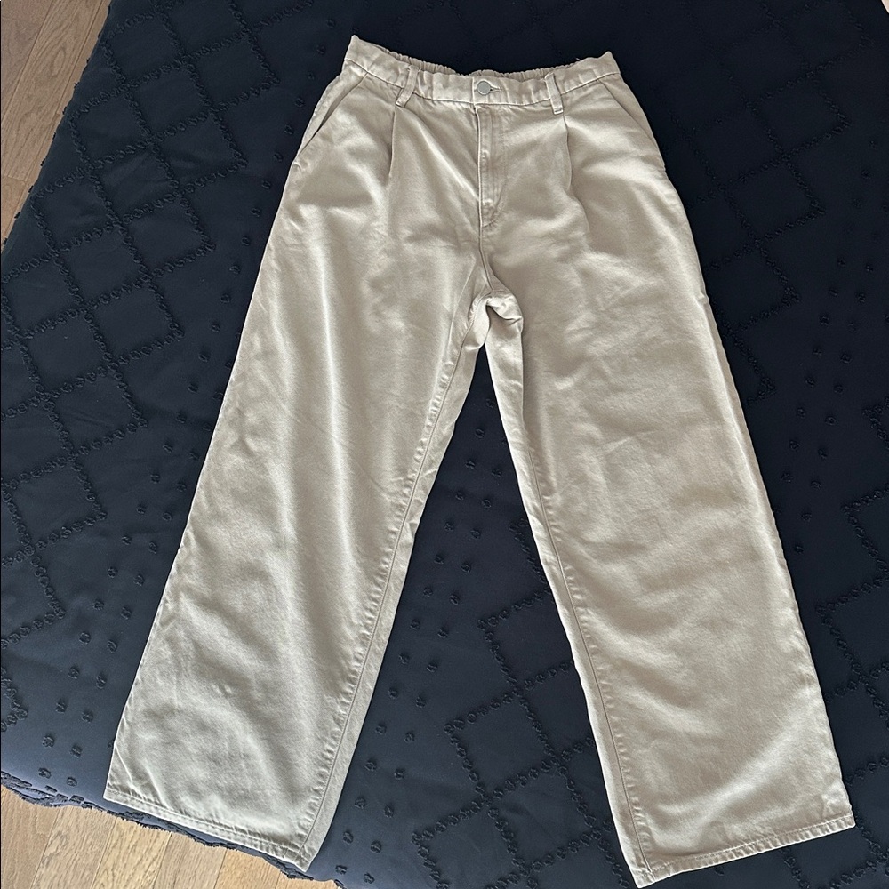 Uniqlo Women’s Beige Denim Trousers